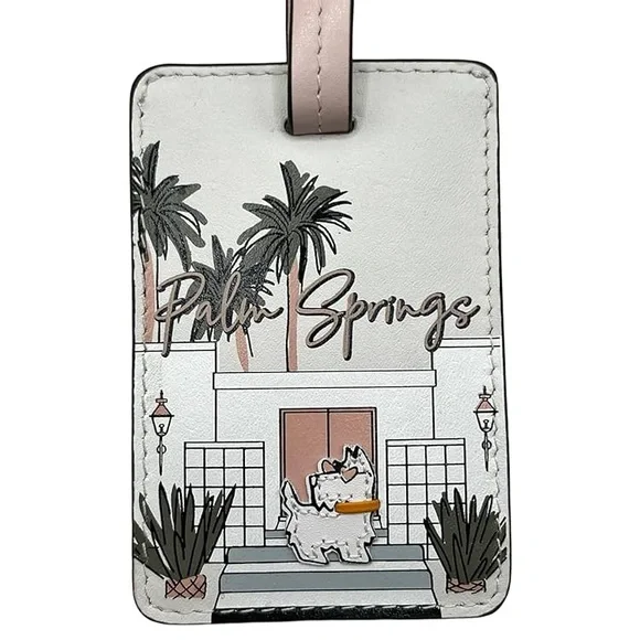 Radley London California Pink Luggage Tag